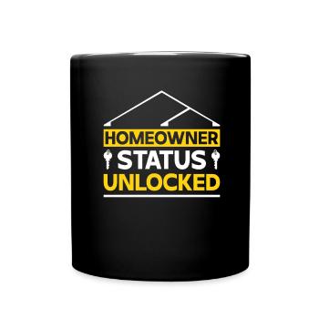 New Homeowner Homeowner Homeowner - Full Colour Mug - black - Front