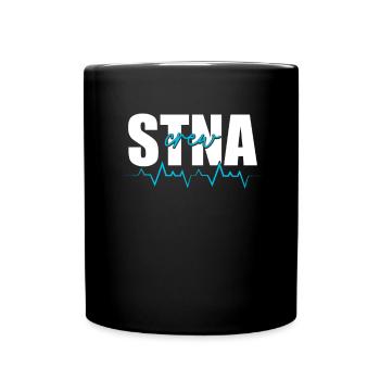 STNA Certified Nursing Assistant - Full Colour Mug - black - Front