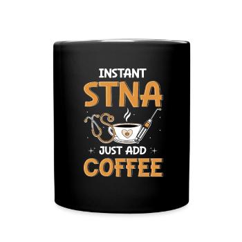 STNA Certified Nursing Assistant - Full Colour Mug - black - Front