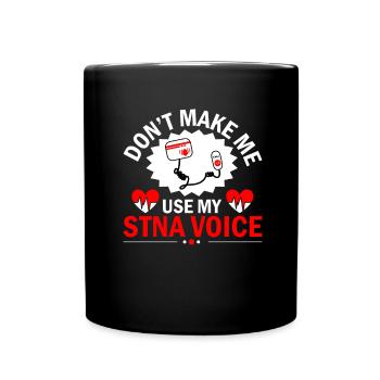 STNA Certified Nursing Assistant - Full Colour Mug - black - Front