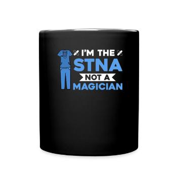 STNA Certified Nursing Assistant - Full Colour Mug - black - Front