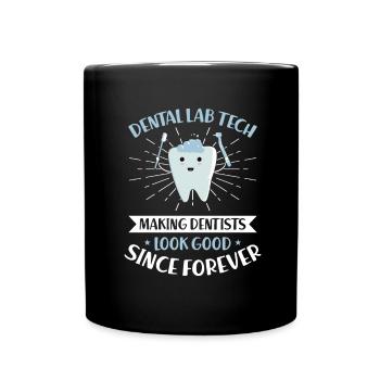 Dental technician Dental technician - Full Colour Mug - black - Front