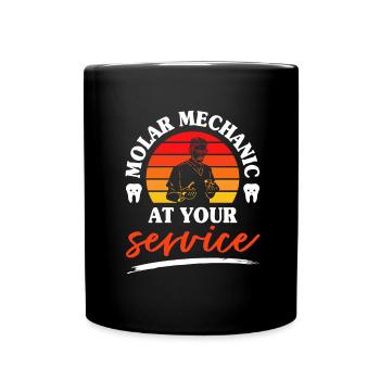Dental technician Dental technician - Full Colour Mug - black - Front