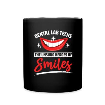 Dental technician Dental technician - Full Colour Mug - black - Front