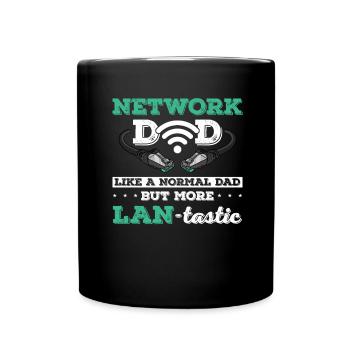 Administrateur réseau Administrateur système Réseau - Mug uni - noir - Devant