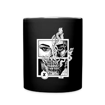 Fin de l’étranger - Mug uni - noir - Devant