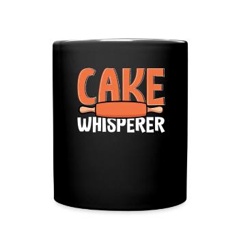 Cake Artist Cake Decorator Cake Decorator B - Full Colour Mug - black - Front