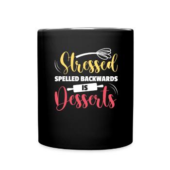 Cake Artist Cake Decorator Cake Decorator B - Full Colour Mug - black - Front