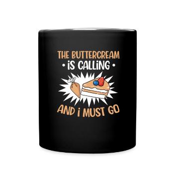 Cake Artist Cake Decorator Cake Decorator B - Full Colour Mug - black - Front