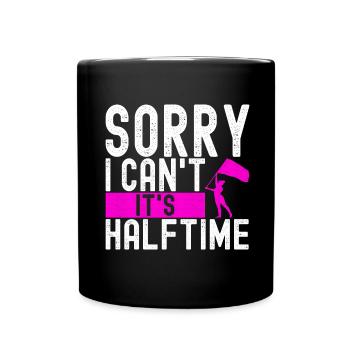 Flag Waving Marching Band Color Guard - Full Colour Mug - black - Front
