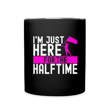 Flag Waving Marching Band Color Guard - Full Colour Mug - black - Front
