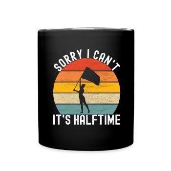 Flag Waving Marching Band Color Guard - Full Colour Mug - black - Front