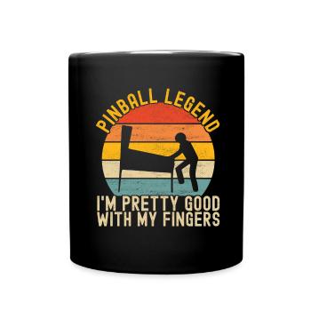 Pinball Flipper - Full Colour Mug - black - Front