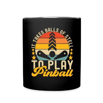 Pinball Flipper - Full Colour Mug - black - Front