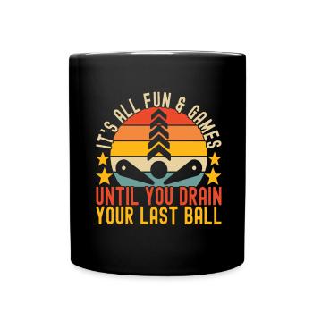 Pinball Flipper - Full Colour Mug - black - Front