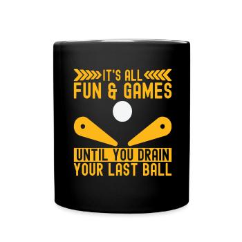 Flipper flipper - Mug uni - noir - Devant