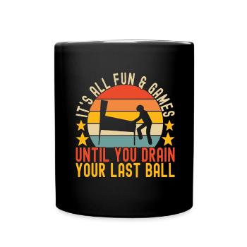 Pinball Flipper - Full Colour Mug - black - Front