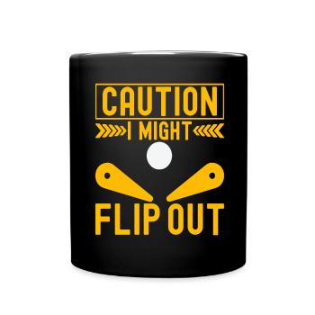 Pinball Flipper - Full Colour Mug - black - Front