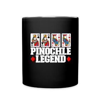Binocular Pinochle - Full Colour Mug - black - Front