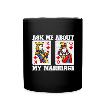 Binocular Pinochle - Full Colour Mug - black - Front