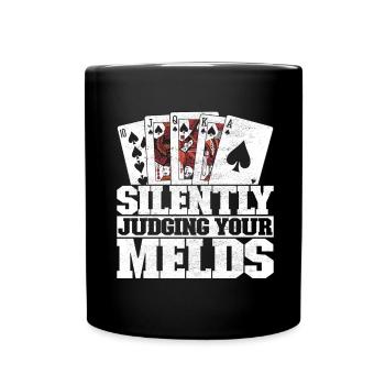 Binocular Pinochle - Full Colour Mug - black - Front