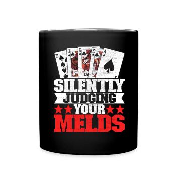 Binocular Pinochle - Full Colour Mug - black - Front