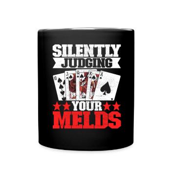 Binocular Pinochle - Full Colour Mug - black - Front