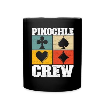 Binokel Pinochle - Full Colour Mug - black - Front