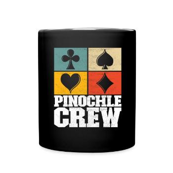 Binocular Pinochle - Full Colour Mug - black - Front