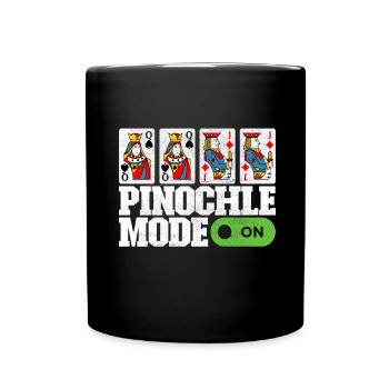 Binocular Pinochle - Full Colour Mug - black - Front