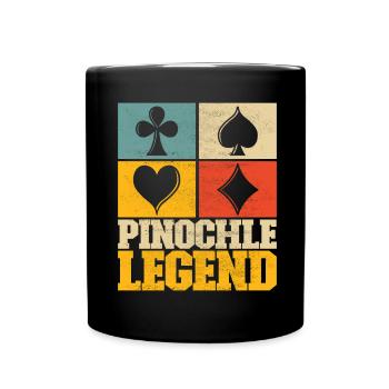 Binocular Pinochle - Full Colour Mug - black - Front