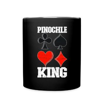 Binocular Pinochle - Full Colour Mug - black - Front