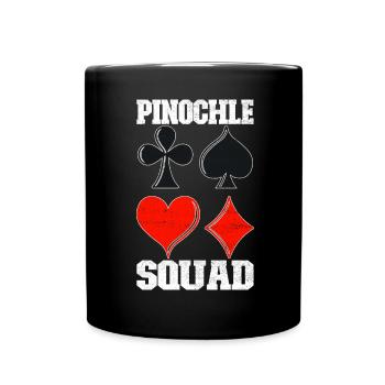 Binocular Pinochle - Full Colour Mug - black - Front