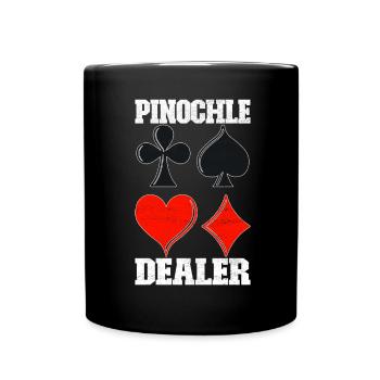 Binocular Pinochle - Full Colour Mug - black - Front