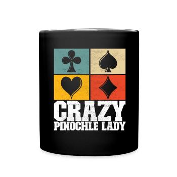 Binocular Pinochle - Full Colour Mug - black - Front