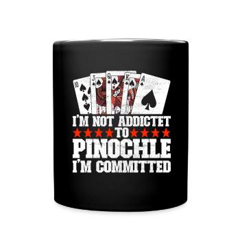 Binocular Pinochle - Full Colour Mug - black - Front