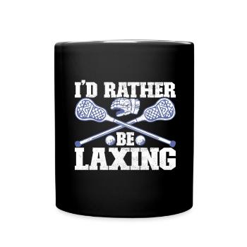 Lacrosse Lacrosse Players - Full Colour Mug - black - Front