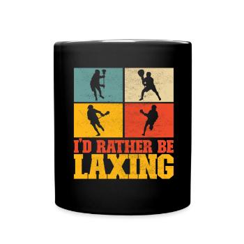 Lacrosse Lacrosse Players - Full Colour Mug - black - Front