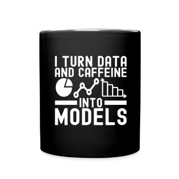 Analyste de données en science des données - Mug uni - noir - Devant