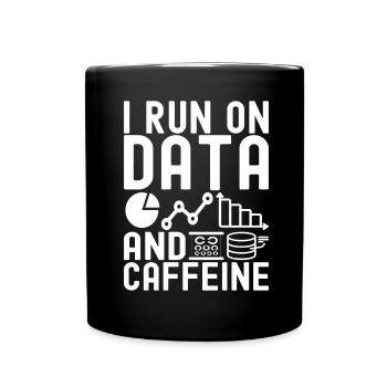 Analyste de données en science des données - Mug uni - noir - Devant