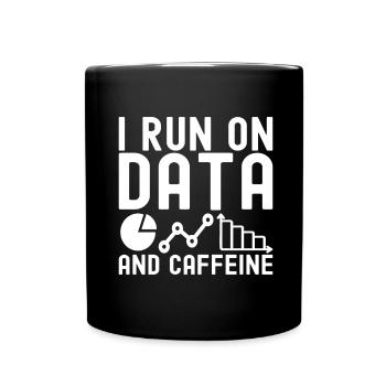 Analyste de données en science des données - Mug uni - noir - Devant