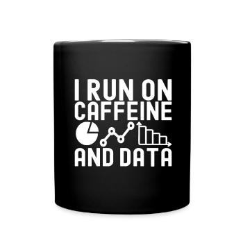 Analyste de données en science des données - Mug uni - noir - Devant
