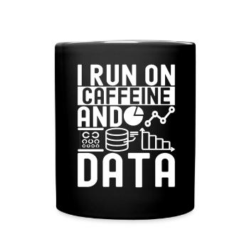 Analyste de données en science des données - Mug uni - noir - Devant