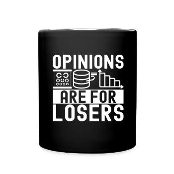 Analyste de données en science des données - Mug uni - noir - Devant
