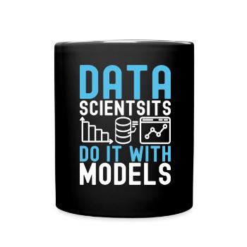Analyste de données en science des données - Mug uni - noir - Devant