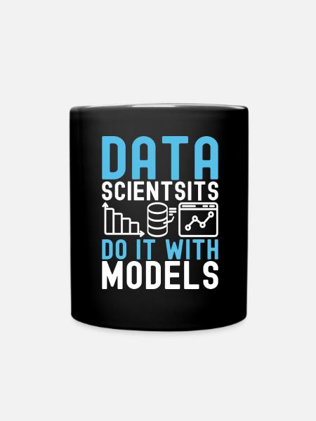 Data Science Datenanalyst - Tasse einfarbig - Schwarz