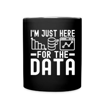 Analyste de données en science des données - Mug uni - noir - Devant