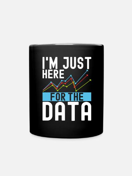 Data Science Datenanalyst - Tasse einfarbig - Schwarz