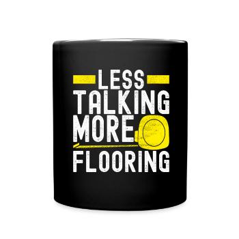 Tiler Floor Layer - Full Colour Mug - black - Front