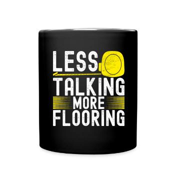 Tiler Floor Layer - Full Colour Mug - black - Front